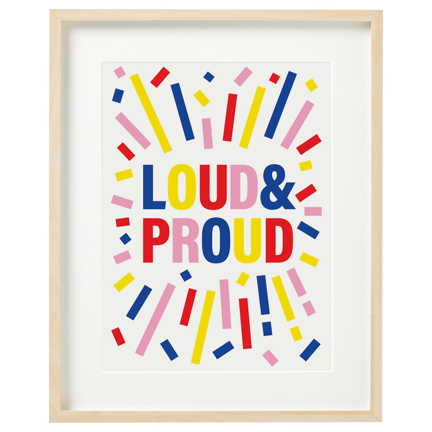 Loud And Proud Overall Loud and proud print