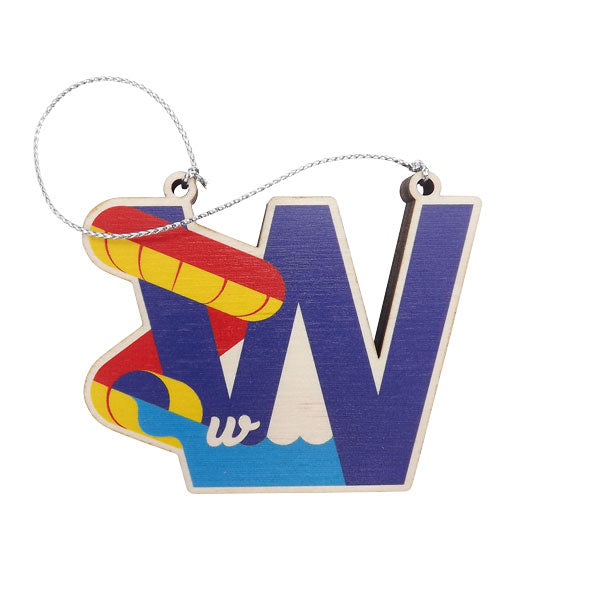 Letter W Christmas Tree Decoration