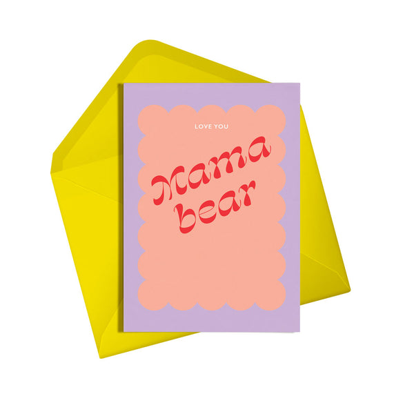 Love you Mama bear card