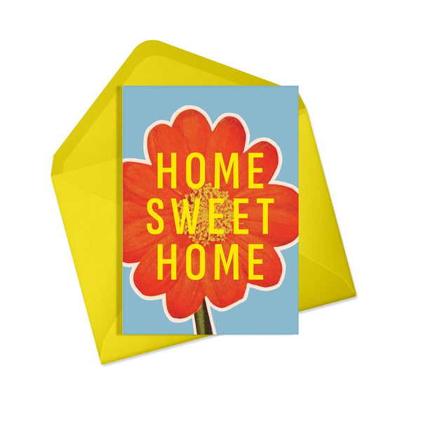 Home sweet home housewarming card