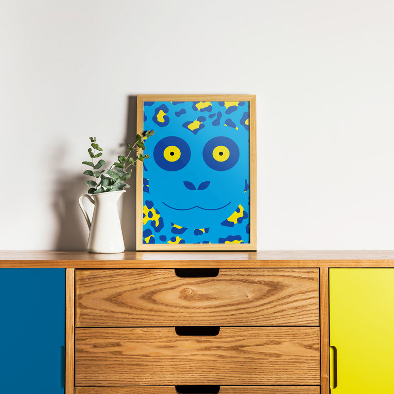 Alphablots A3 monkey print with furniture