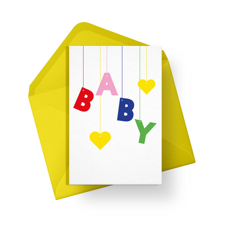 Baby mobile card
