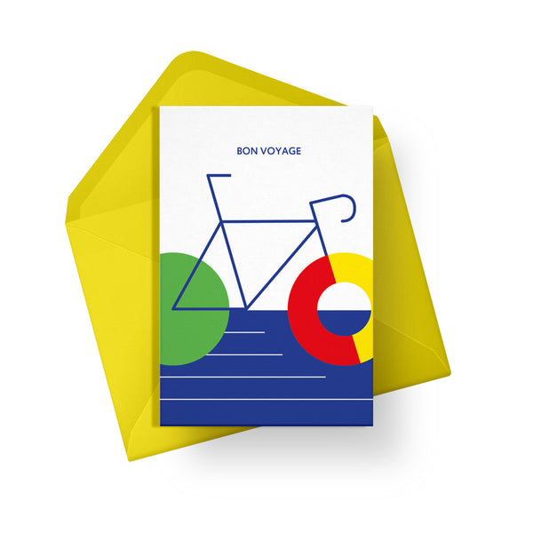 Bon voyage bike occasions card