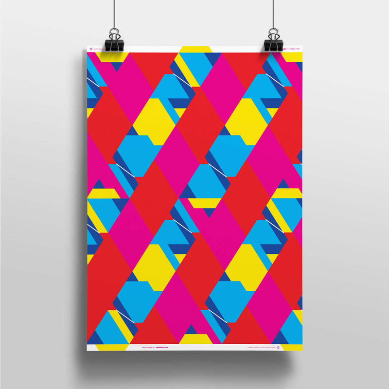 cracking geometric xmas wrap merry and bright wrapping paper